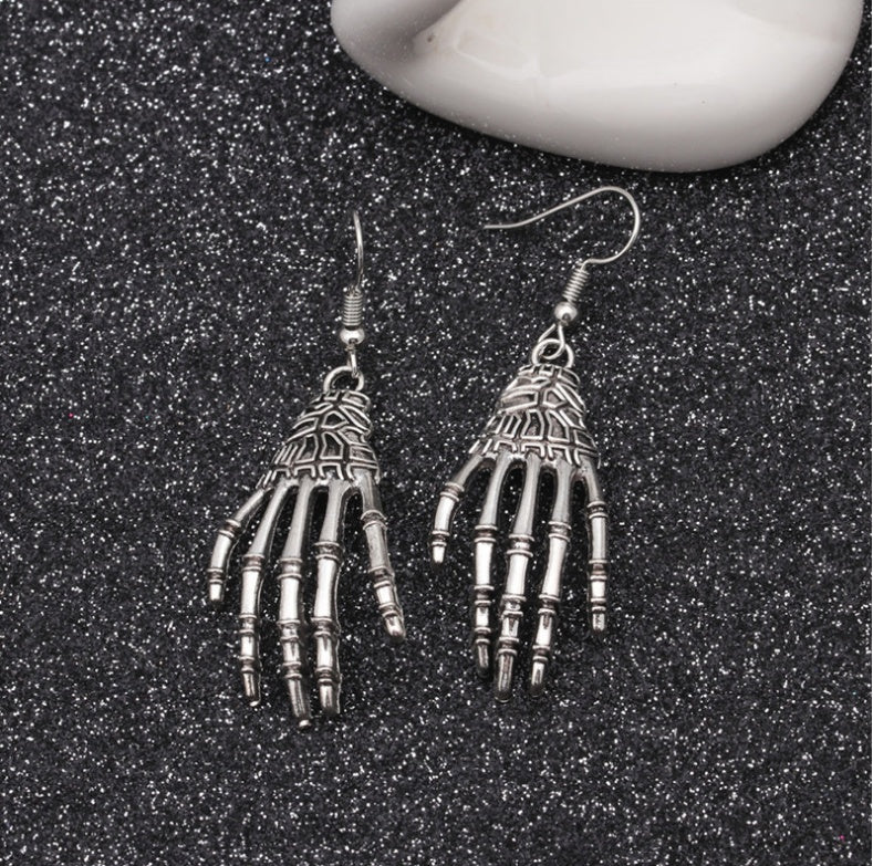 Halloween shin bone earrings