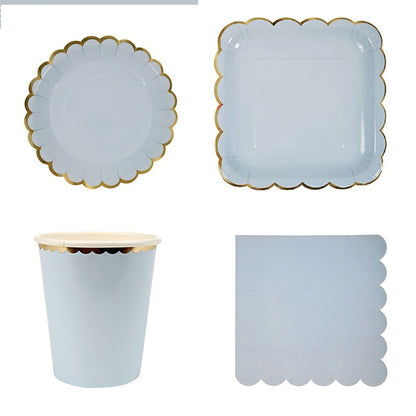 Disposable tableware set birthday party