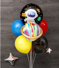 Black starry theme decoration birthday decoration balloons