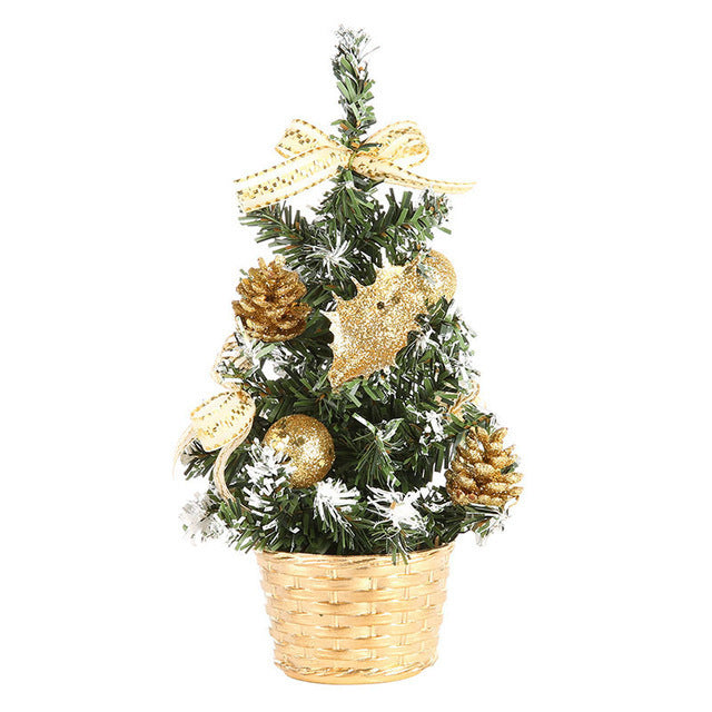 Mini Artificial Tree Christmas Decorations Family Gifts