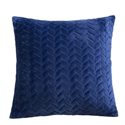 Nordic Flannel Solid Throw Pillow