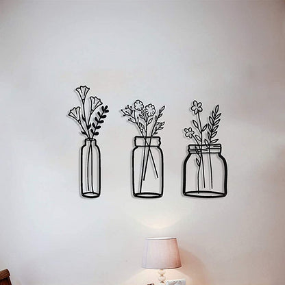 Elegant Flower Metal Wall Art