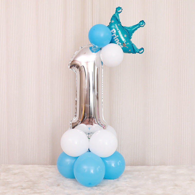 Birthday party aluminum balloon