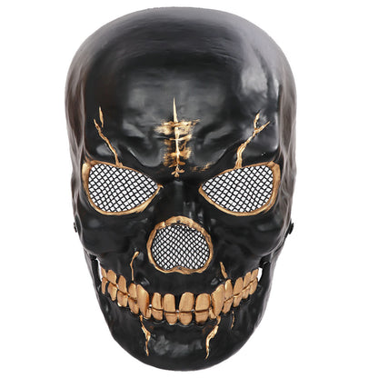 New Halloween Simulation Mouth Skull Mask Plastic