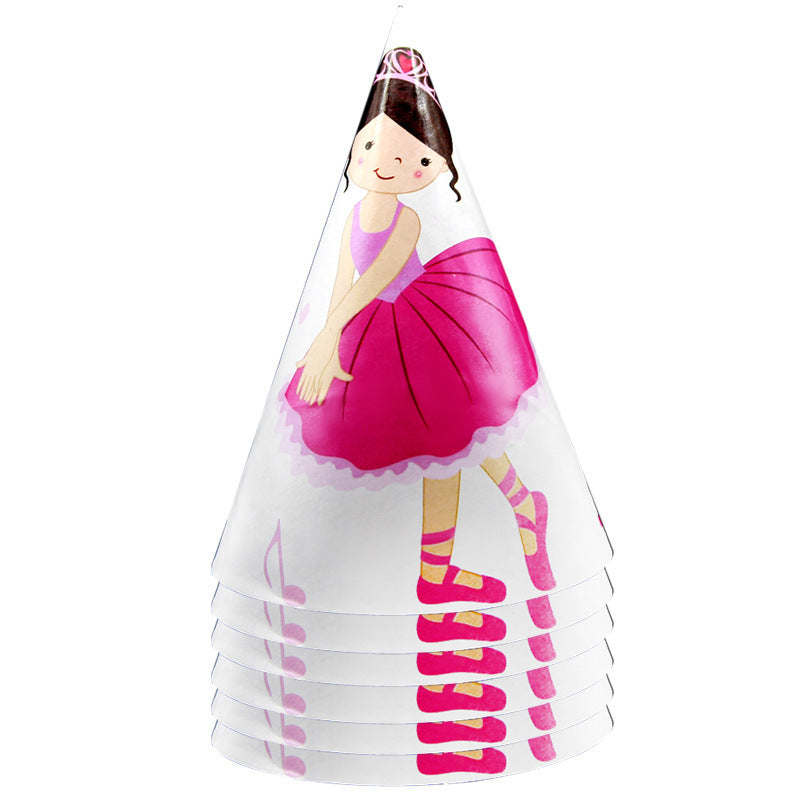 Dancing Girl Birthday Party Decoration Supplies Disposable