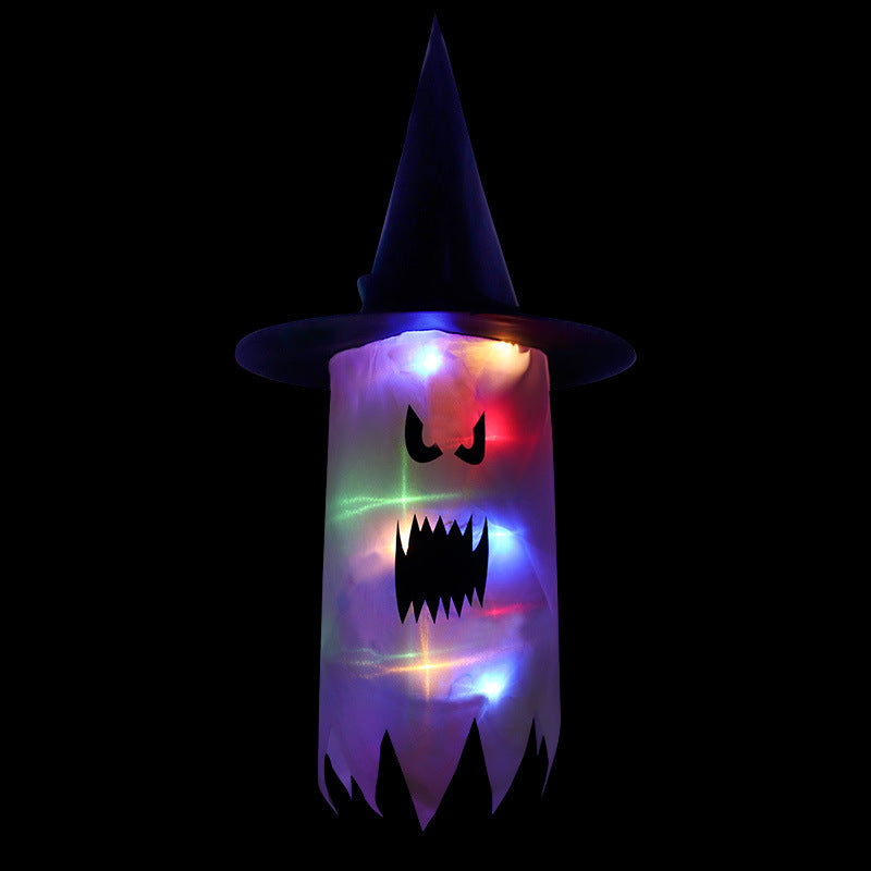 Halloween Holiday Decoration Lanterns Cloth Art Ghost Halloween String Lights