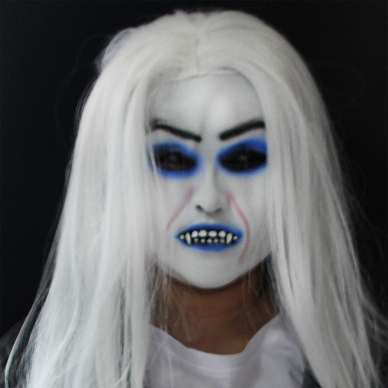 Horror Mask Scary Headgear Ghost Festival Funny Face Props