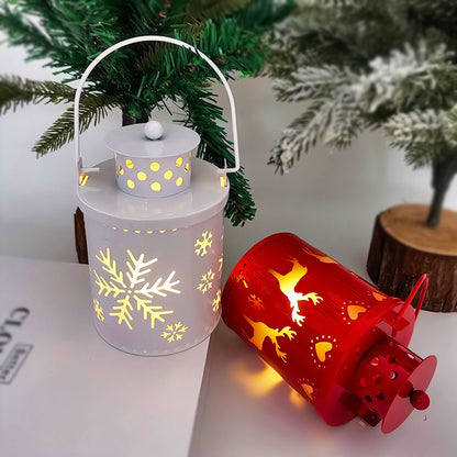 Nordic LED Christmas Candle Lanterns