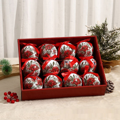 Exquisite Printing Christmas Christmas Tree Ornament Ball