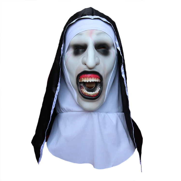 Horror Mask Scary Headgear Ghost Festival Funny Face Props