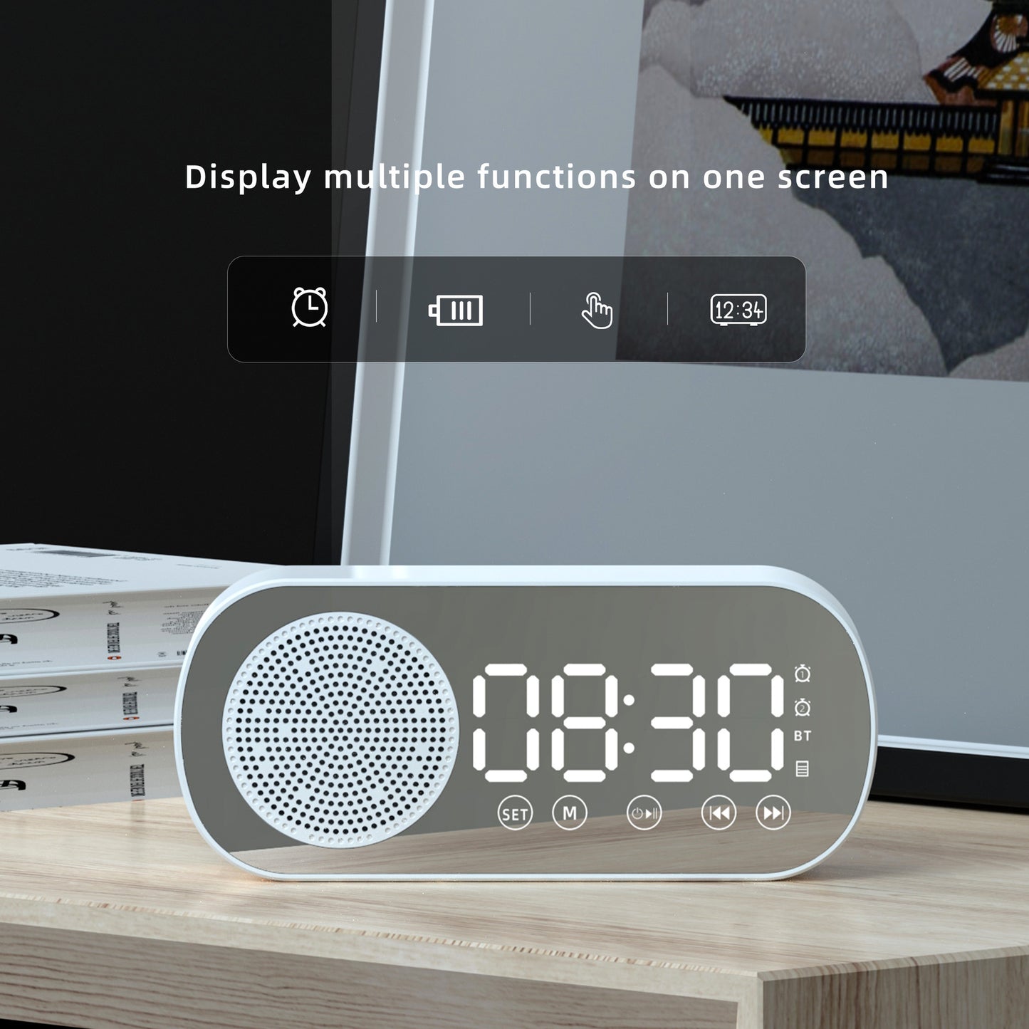 Multifunctional LED Alarm Clock