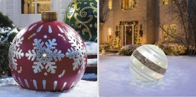 Christmas Balls Christmas Tree Decorations Outdoor Atmosphere Inflatable Toys For Home Christmas Gift Ball