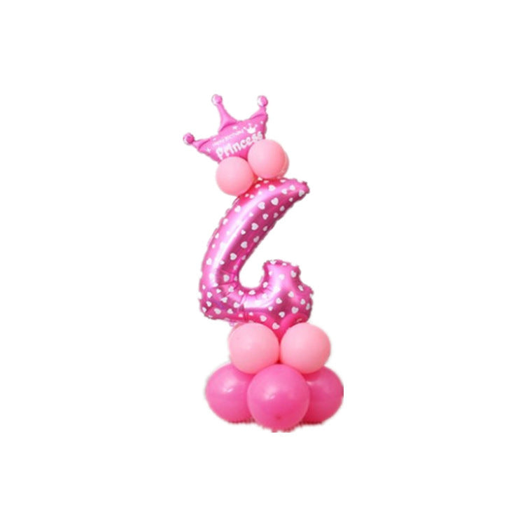 Birthday party aluminum balloon