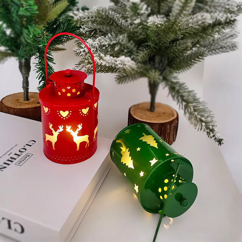 Nordic LED Christmas Candle Lanterns