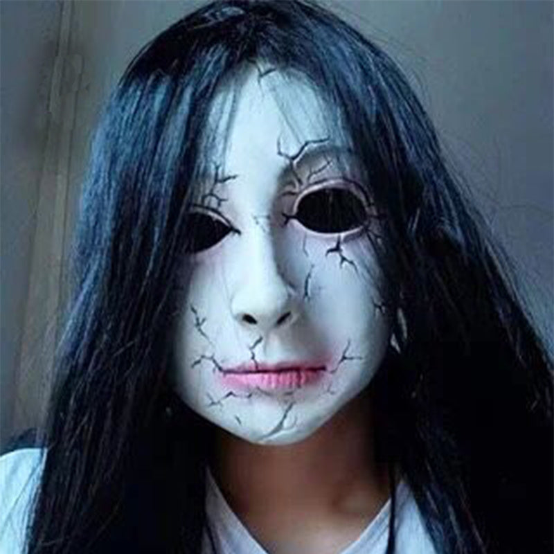 Horror Mask Scary Headgear Ghost Festival Funny Face Props