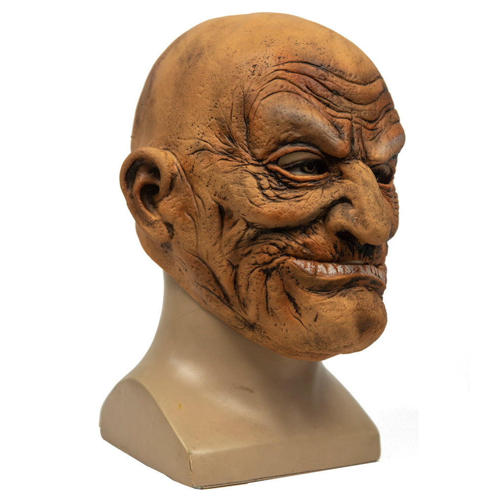 Old Bald Man Halloween Party New Latex Mask Funny Horror Cosplay Masks Props