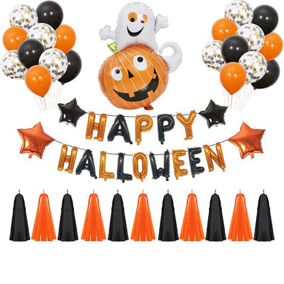 Halloween Pumpkins Balloon Decoration Bat Helium Balloons Halloween Home Decoration