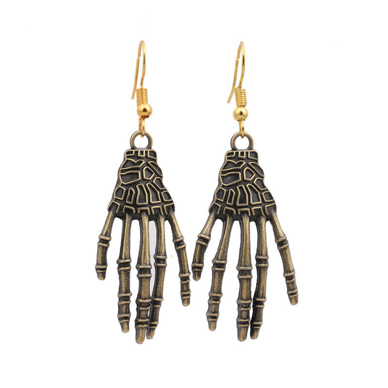 Halloween shin bone earrings