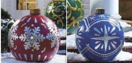 Christmas Balls Christmas Tree Decorations Outdoor Atmosphere Inflatable Toys For Home Christmas Gift Ball