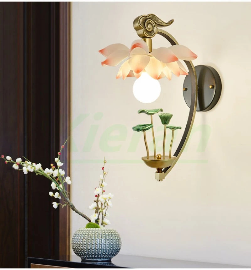 Modern Minimalist Beautiful Lotus LED Wall Lamps