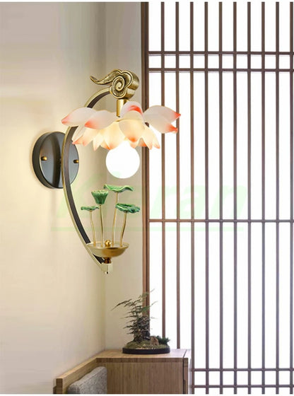 Modern Minimalist Beautiful Lotus LED Wall Lamps