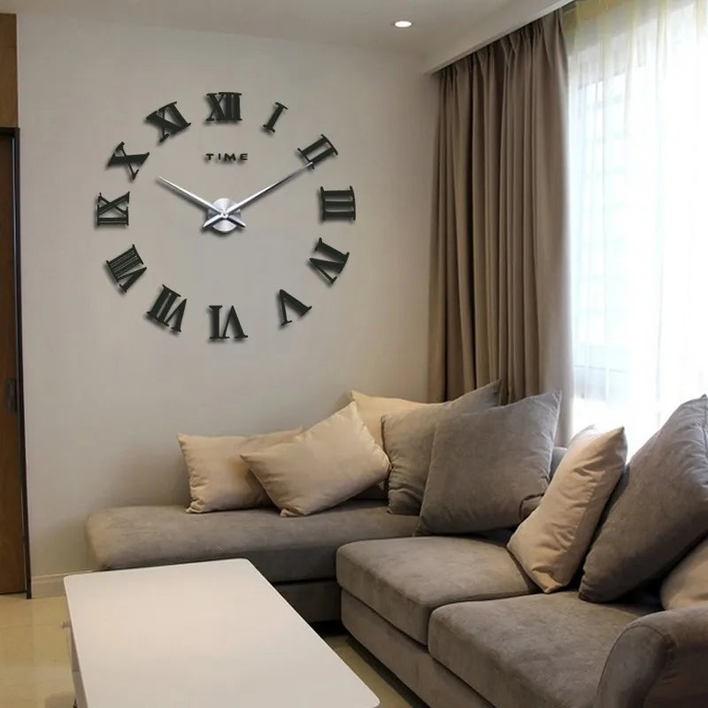 Special Offer 3d Big Acrylic Mirror Wall Clock