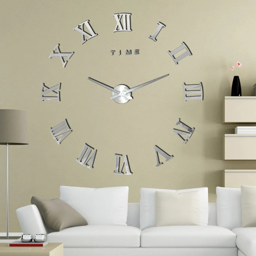 Special Offer 3d Big Acrylic Mirror Wall Clock