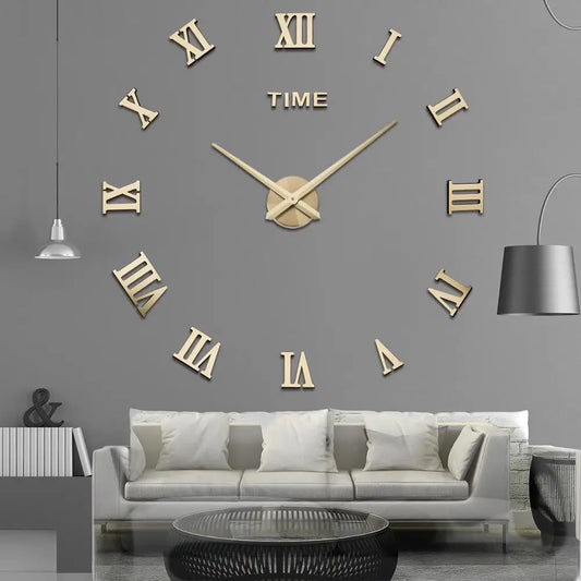 Special Offer 3d Big Acrylic Mirror Wall Clock