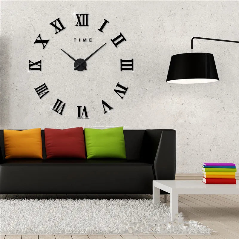 Special Offer 3d Big Acrylic Mirror Wall Clock