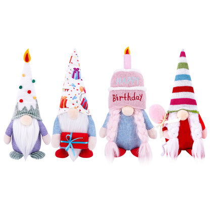 Birthday  Plush Elf Decoration