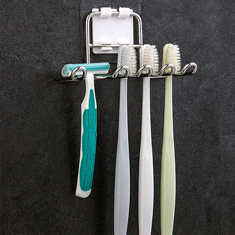 Stainless Steel Toothbrush Holder