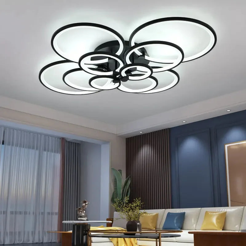 Led Low Noise Ceiling Fan Decoration Lamps