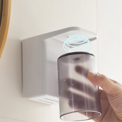 1pc Wall Mounted Toothbrush Holder, Magnetic