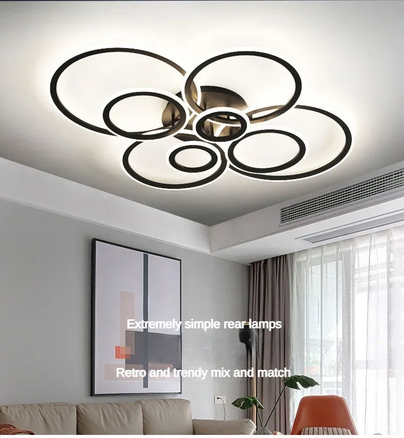 Led Low Noise Ceiling Fan Decoration Lamps