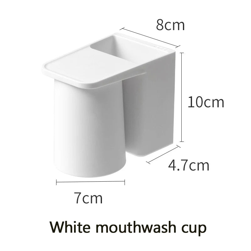 1pc Wall Mounted Toothbrush Holder, Magnetic