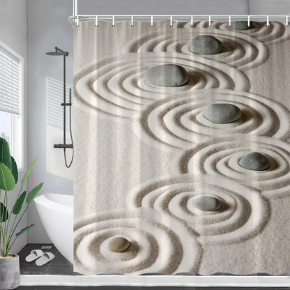 Zen Landscape Shower Curtains