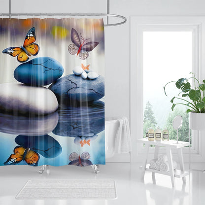 Zen Landscape Shower Curtains