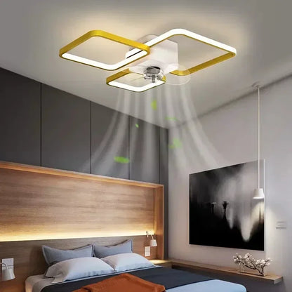 Lampada da soffitto con ventilatore a LED Lampadario moderno per soggiorno