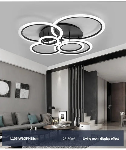 Led Low Noise Ceiling Fan Decoration Lamps