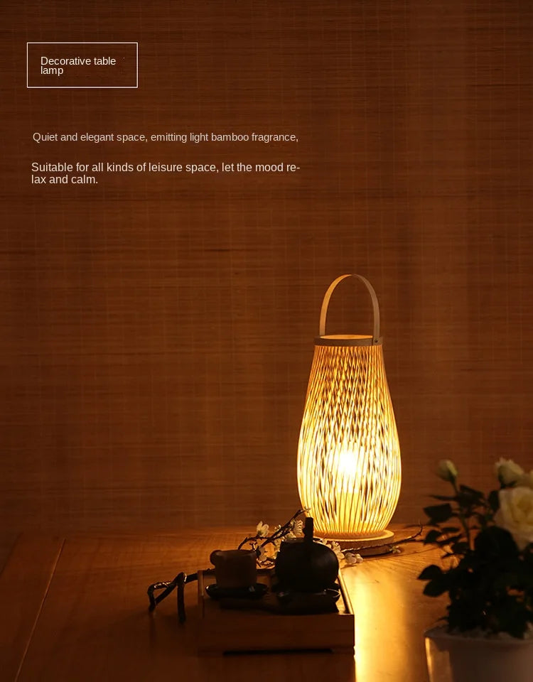 Asia Bedroom Table Lamp Zen