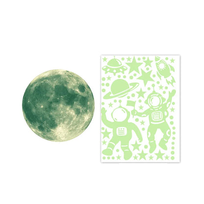 Luminous Astronaut Star Moon Wall Sticker