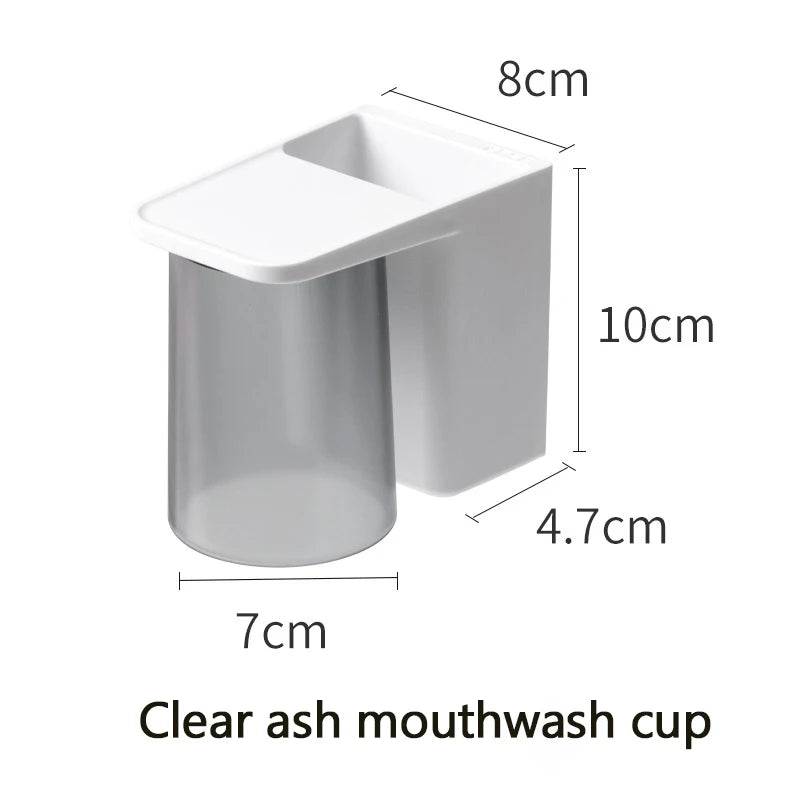 1pc Wall Mounted Toothbrush Holder, Magnetic