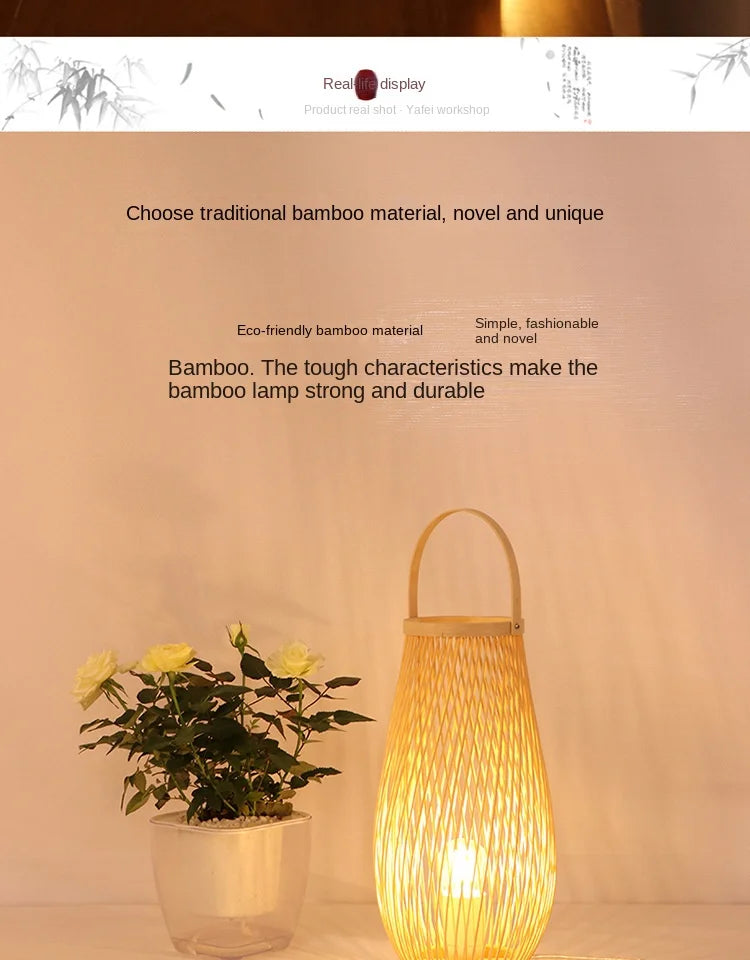 Asia Bedroom Table Lamp Zen