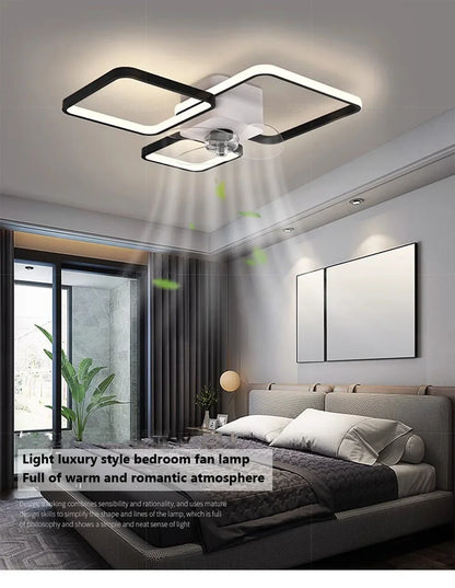 Lampada da soffitto con ventilatore a LED Lampadario moderno per soggiorno