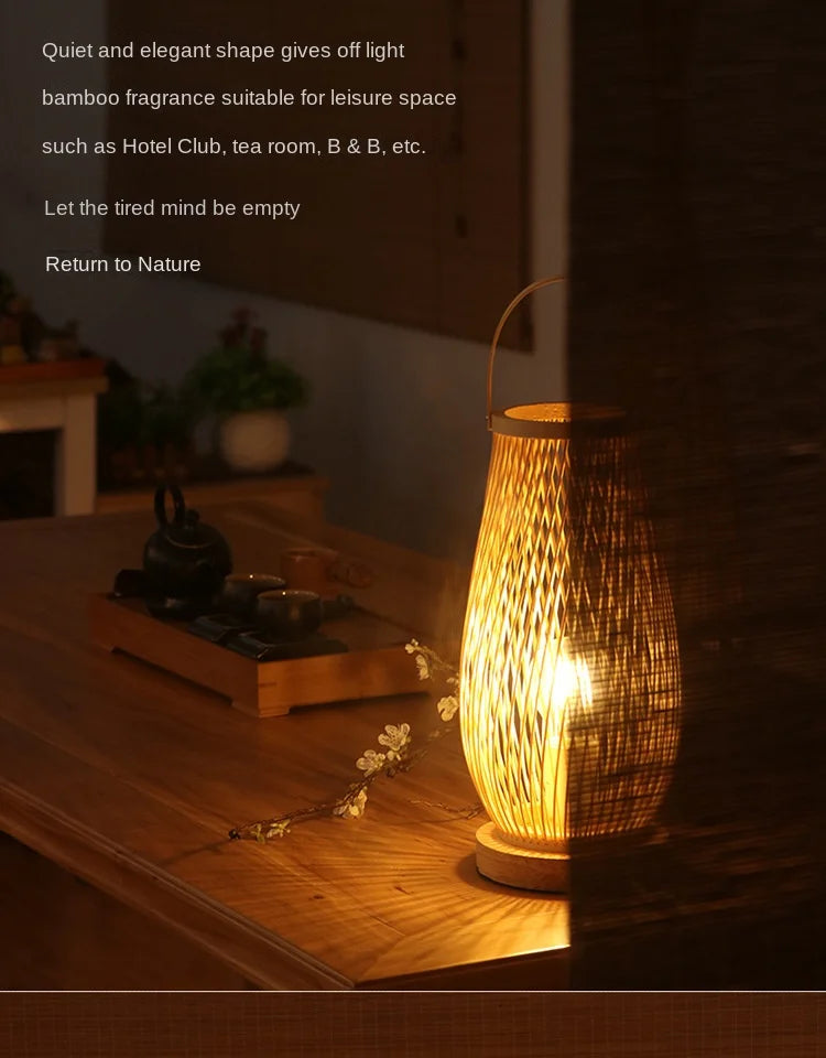 Asia Bedroom Table Lamp Zen