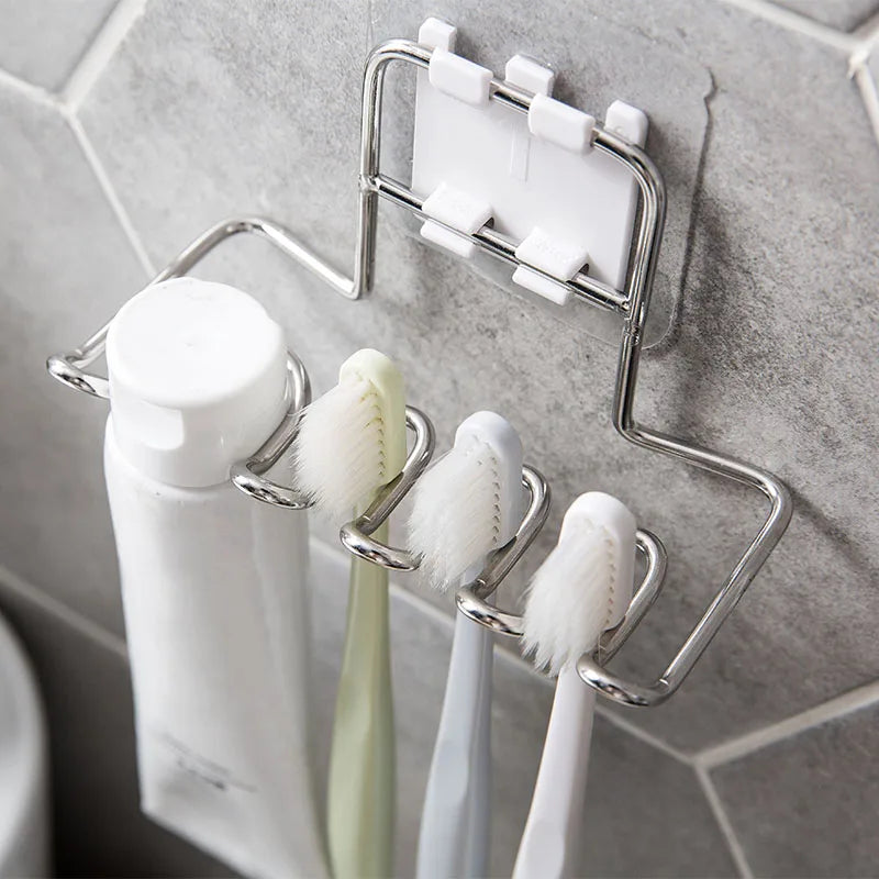 Stainless Steel Toothbrush Holder