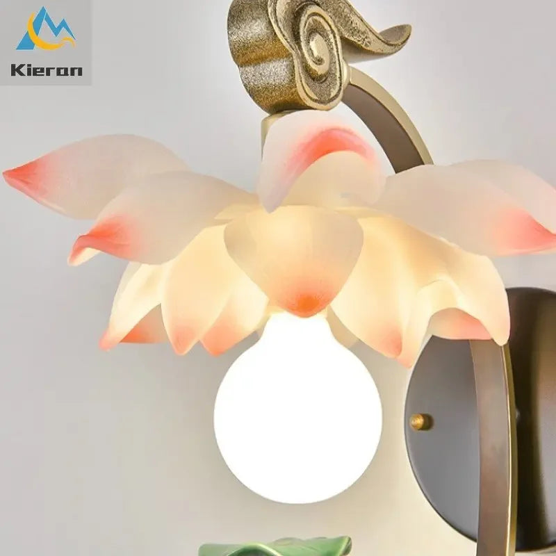 Modern Minimalist Beautiful Lotus LED Wall Lamps