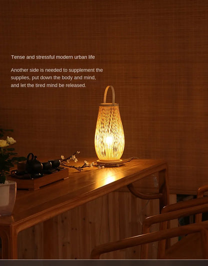 Asia Bedroom Table Lamp Zen