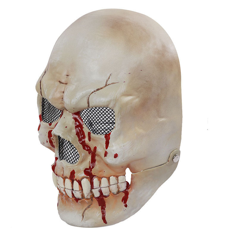 New Halloween Simulation Mouth Skull Mask Plastic