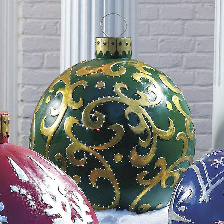 Christmas Balls Christmas Tree Decorations Outdoor Atmosphere Inflatable Toys For Home Christmas Gift Ball